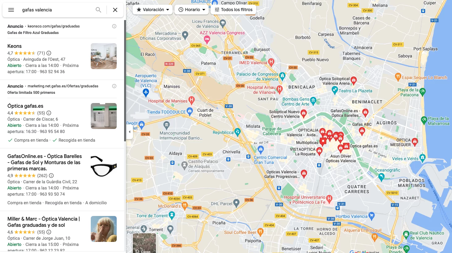 Campañas publicitarias google maps